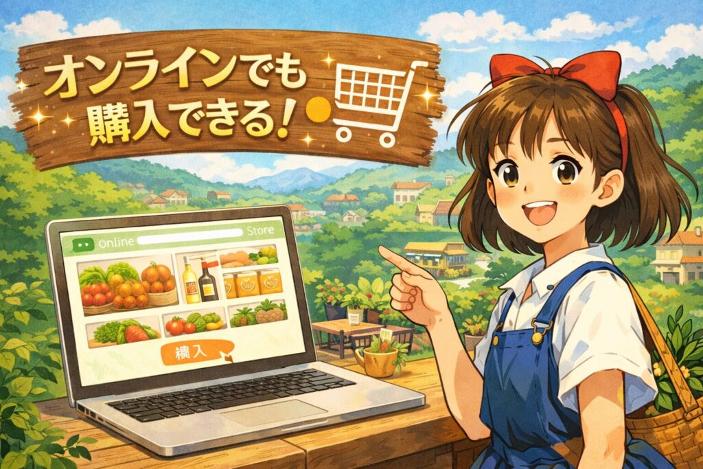 オンラインでも購入できる