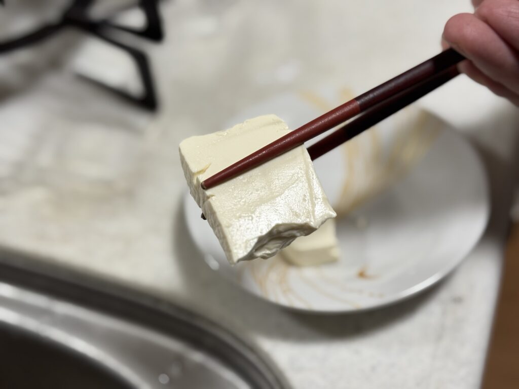 豆腐の塩漬け完成