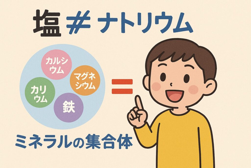 本来の塩はミネラルの集合体