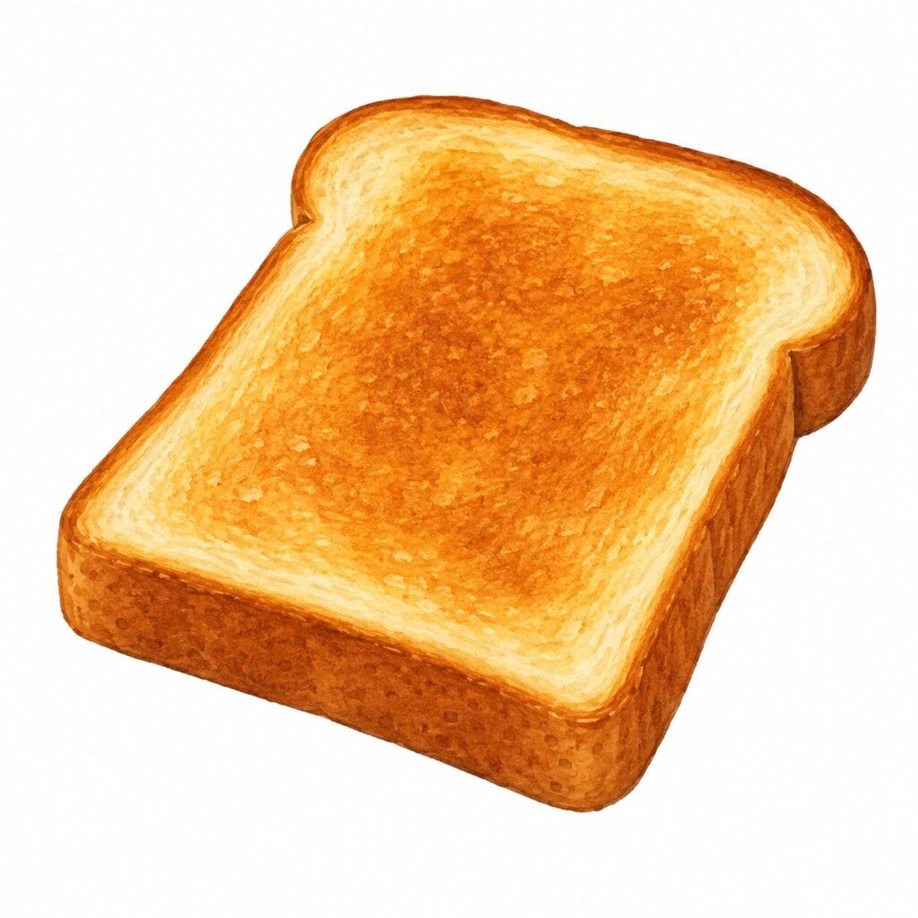 こんがり焼けたトースト
