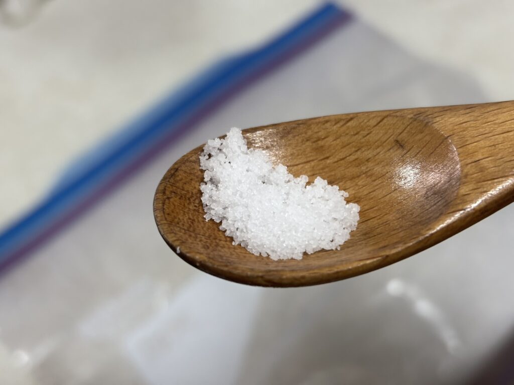 やや粗目のカンホアの塩